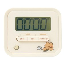 티타임베어 스탑워치, 1개, 색상계열