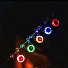 비바로드 캠핑 줄걸림 방지 LED 스트링가드 감성캠핑조명 10개 세트, 노랑