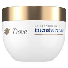 Dove 도브 10in1 헤어 인텐시브 리페어 세럼 마스크 276ml 손상모 바이오 단백질 케어, 1개