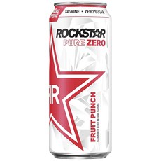 4 팩 - 락스타 퓨어 제로 펀치드 - 16oz. 4 Pack - Rockstar Pure Zero Punched - 16oz., 473ml