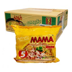 태국 MAMA MOO SAB 마마 무샵 민스드 포크 라면, 30개