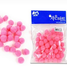 유아 만들기 폼폼이 15mm 분홍 유치원 어린이집, 1개