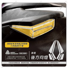 RTS RTS165 RTS135 犀牛皮保護膜 保護貼 儀表貼 TPU透明高抗刮, 1個, 犀牛皮／後方向燈【左右一組】