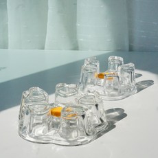 유리워머 투명하트워머 홈카페 티포트 차워머 티팟 소형 대형, 1개, 단일색상(대형)KH1425