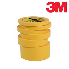 3M 이태리 마스킹 종이 테이프 20mm X 40M 보양 도장 다꾸, 유로피안 노랑, 1개