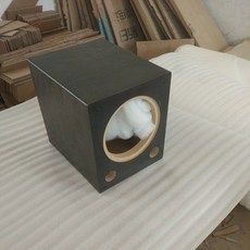 원목 우드 상자 수납함 15인치 스피커 울림 10인치 케이스 통 258MM, 기본구성, 스타일 D 12인치