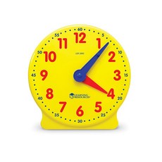 중형시계 시계완구 시간보기 유치원 수학교재 숫자놀이 셈놀이 학습용 아이교육 수학습