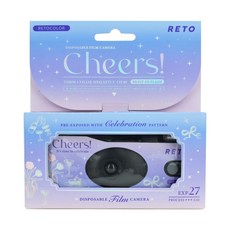 Reto Cheers 即可拍 一次性底片相機 27張 特效底片, 1個
