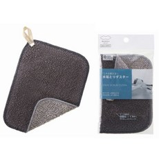 일본 MARNA 물때 제거 수세미 물얼룩 세제 없이 사용 / GRAY, 1개, 2개입, 그레이