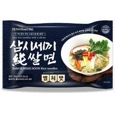 삼시세끼 멸치맛 순쌀면 (봉지면), 16개, 95g
