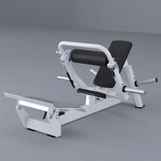 힙운동기구 엉덩이 힙브릿지머신 힙쓰러스트 기본형 둔근 중둔근 신형 어브덕션 힙딥 실버, 힙쓰러스트 머신 (화이트 + 블랙)