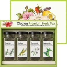 올레비엔 허브차, 1세트, 프랜들리 시리즈 4종 15티백세트 총60티백