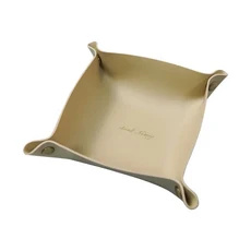 접이식 정리함 북유럽 스타일 보관 트레이 데스크탑 키 쥬얼리 화장품 보관함 홈 데코, 03 20x20CM, 04 E, 1개