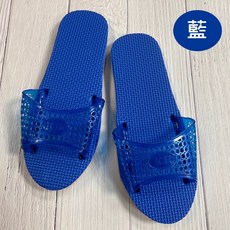 網狀拖鞋 台灣製造, 藍色, 1個