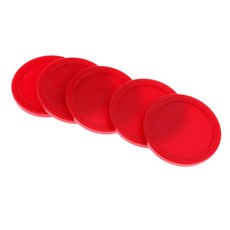 게임 테이블용 62mm 교체용 퍽 5개 액세서리 - 블랙, [01] 빨간