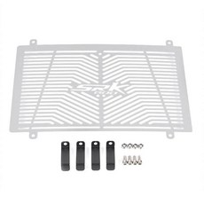 오토바이 벌집 보호 라디에이터 가드 그릴 오일 실드 커버, 2. Silver