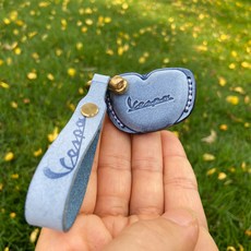 Vespa 베스파 가죽 키케이스 키백 레트로 브라운, 1개, 17_Q타입