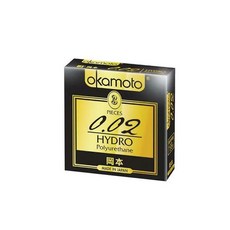岡本 0.02 Hydro Polyurethane 極薄型保險套, 1個, 3個裝