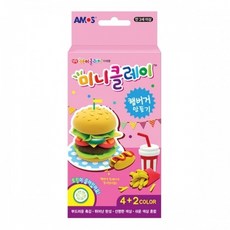 아모스 3500 미니클레이 햄버거만들기 점토 87x42x155mm (1개입) got+07629rr