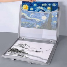 화판가방 미술학원가방 미술 화구 8K 파우치 스케치북 화판 보관 아트백, 8K-화이트