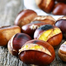 (무료배송) 조은먹거리 25년 햇 약단밤 칼집생밤 단밤 군밤용, 1개