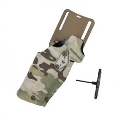 TMC 사파리랜드 6354DO ALS 글록 웨폰라이트 RMR 홀스터 TMC3029, 블랙, 1개