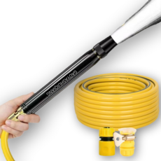 에리나 고압 분사기 세척기 세차 화장실 베란다 청소용 호스 가정용 스프레이건, 분사기+10m, 1개