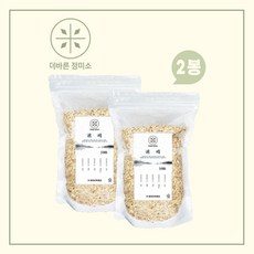 [쇼핑엔티] 더바른 정미소 귀리 500g 2봉, 2개