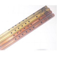 중국 악기 퉁소 연주 단소 쇠퉁소 초보 목관 산조대, 1개, 33cm 정교한 오렌지