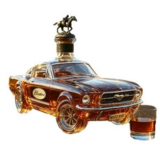 汽車造型玻璃醒酒器 威士忌酒瓶, 1個, 1L