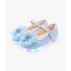 KIPHANT LED 엘사 시그널 여아 겨울 털 구두