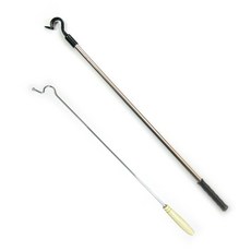 가제트손 옷걸이집게봉 행거집게 행거봉, 1개, 플라스틱손잡이