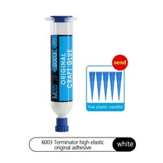 MaAnt 6003 아이폰 홀더 및 접이식 스크린 접착제 뒷면 커버 수리 접착제 도구에 고탄력 접착제 접착제, 02 6003 white, 1개