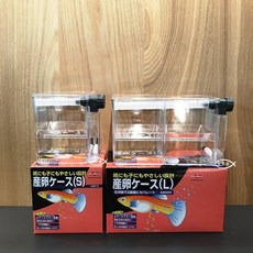 Mr.aqua 水族先生【日本孔雀繁殖箱 S/L】產卵盒、隔離盒、飼育盒，多功能保護幼魚, 1個, L