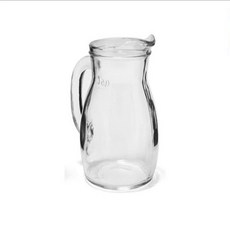 생활품위 보르미올리 비스트로 저그 유리물병 500ml 손잡이유리병