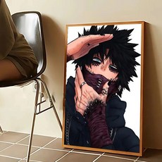 나의 히어로 아카데미아 애니메이션 DIY 아트 다비캐릭터 숫자 유화 만화 그림 그리기 장식, 20x30cm, 옵션 H
