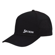 던롭 스릭슨 4패널 스포츠 볼캡 캐주얼 베이직 골프 데일리 모자, 11227105 블랙