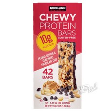 커클랜드 츄이 프로틴바 40g x 42개입 KIRKLAND SIGNATURE CHEWY PROTEIN BAR