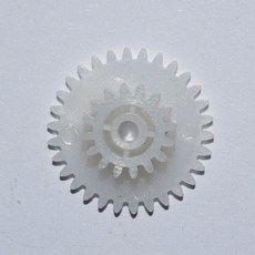 AI電子 0.5模數 減速齒輪 疊牙玩具配件 雙聯齒輪, 1個