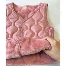 내피 조끼 방한 가 양복 어려서 아직 내솥이 여성용 겨울 두꺼운 셰르파 내부 벨벳