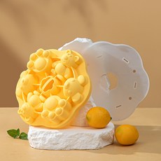 DFMEI 寶寶輔食蒸糕模具嬰幼兒硅膠可蒸煮工具貓爪蛋糕磨具造型糕點烘培, 1個