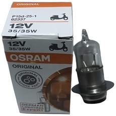 OSRAM 歐司朗 12V 35/35W 機車燈泡 P15d-25-1 62337, 1個