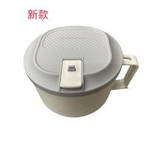 A-OK 不鏽鋼多功能泡麵碗 碗蓋可當手機架, 摩登灰,超取/店到店上限4個, 1個