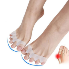 발가락 링형 실리콘 분리패드 정리용품, 엄지집중타입