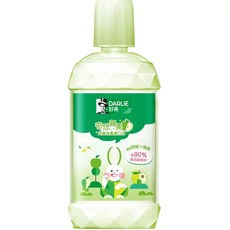 好來 奇想蘋果 兒童含氟漱口水 無酒精配方 雙重防蛀 6歲適用, 1個