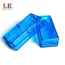 투명 USB 프로젝트 케이스 전USB 인클로저 정션 소형 ABS PCB 53x24x14mm, blue, blue