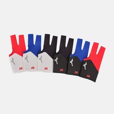 DS 미즈노 당구 장갑 C타입, 블랙-레드, 1개