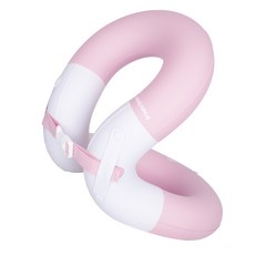 IW 더블 에어 넥튜브 80kg 부력보조복 물놀이 구명조끼, 1개, 캔디핑크