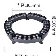 투사등 led 경관 조경 조명 가로수 수목등 방수 수목투사등 중성 화이트 실외 원형, 60W 빨강 노랑 파랑 초록 중 4가지 색상 중 하나를