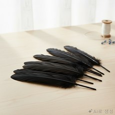 한이용품1 천연 꾸미기 깃털 드림캐쳐깃털